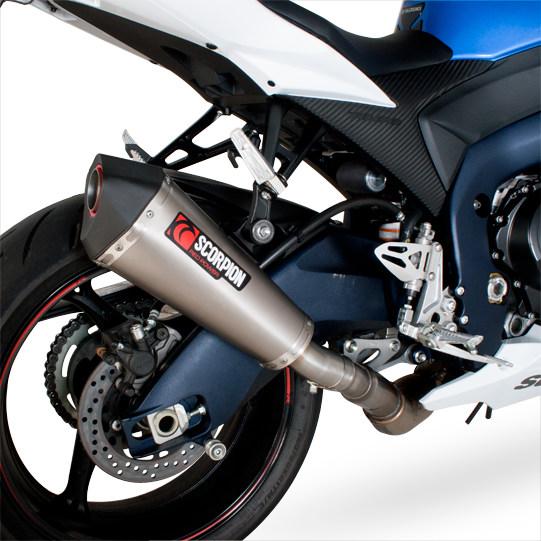 SCORPION スコーピオン セルケトテーパー スリップオンマフラー GSX-R1000 SUZUKI スズキ マフラーの画像