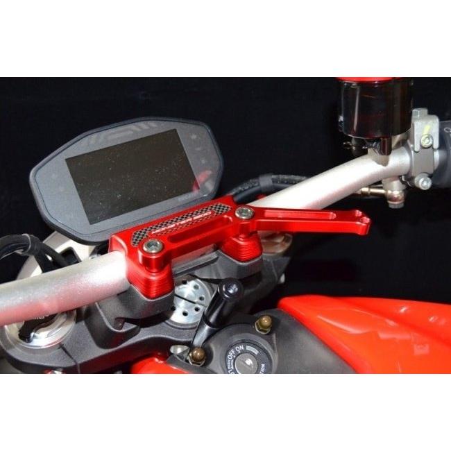 DUCABIKE (DBK) ドゥカバイク (ディービーケー) ステアリングダンパー マウントキット カラー：シルバー MONSTER 797 MONSTER 821 MONSTER 1200 MONSTER 1200 S MONSTER