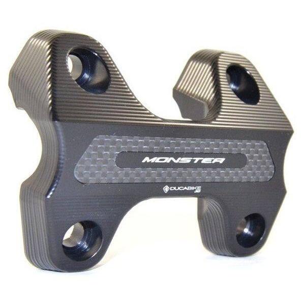 DUCABIKE (DBK) ドゥカバイク (ディービーケー) ハンドルバークランプ カラー：ブラック MONSTER 797 821 DUCATI ドゥカティ ハンドルポスト・ハンドルライザー | DUCABIKE
