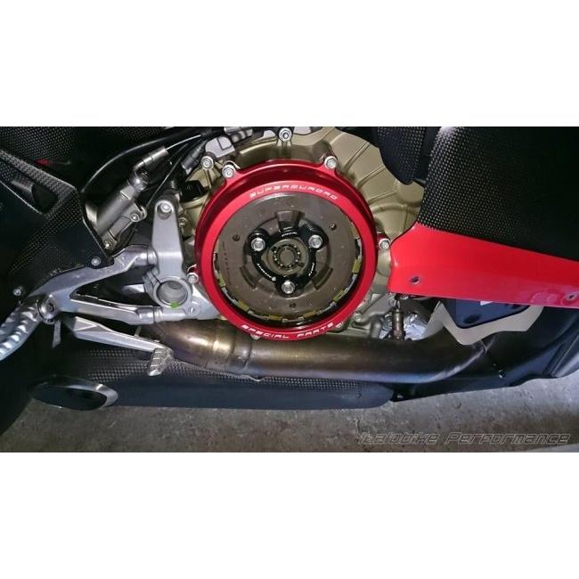 DUCABIKE (DBK) ドゥカバイク (ディービーケー) クリアークラッチカバー カラー：レッド DUCATI ドゥカティ クラッチカバー エンジンパーツ エンジン | ブランド登録なし | 05