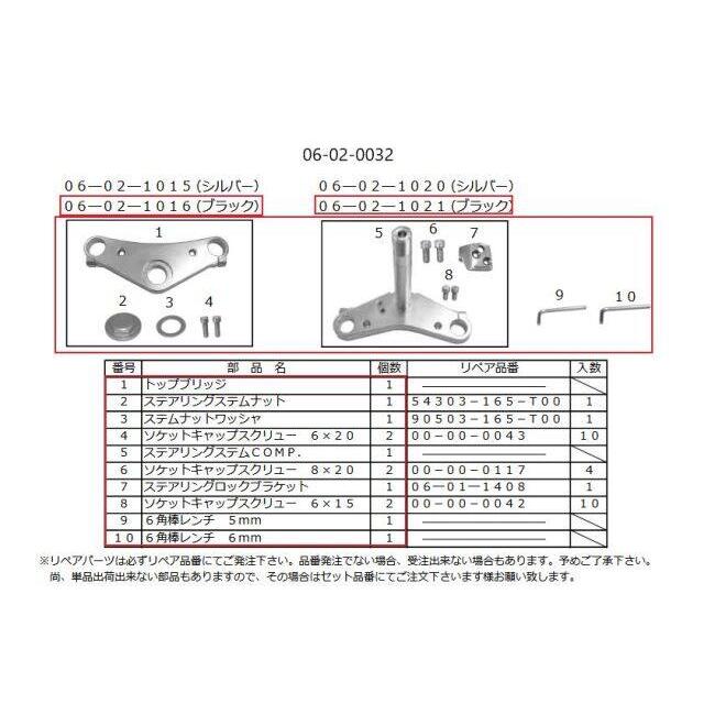 スペシャルパーツ武川 SP武川 SPタケガワ トップブリッジ＆ステム