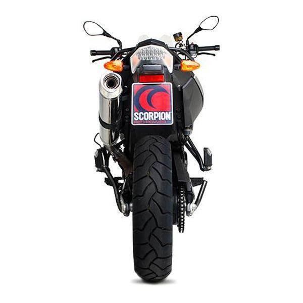 SCORPION スコーピオン ファクトリーオーバル スリップオンマフラー F800 GS BMW マフラーの画像