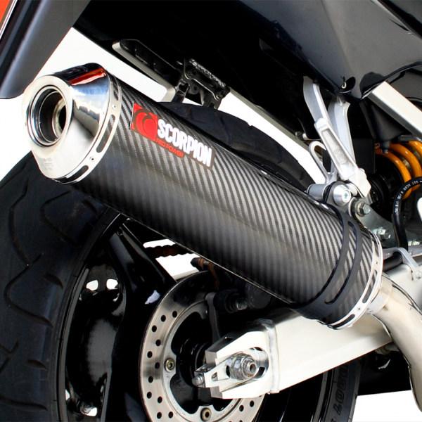 SCORPION スコーピオン ファクトリーオーバル スリップオンマフラー CBR600 Fi F4i HONDA ホンダ マフラーの画像