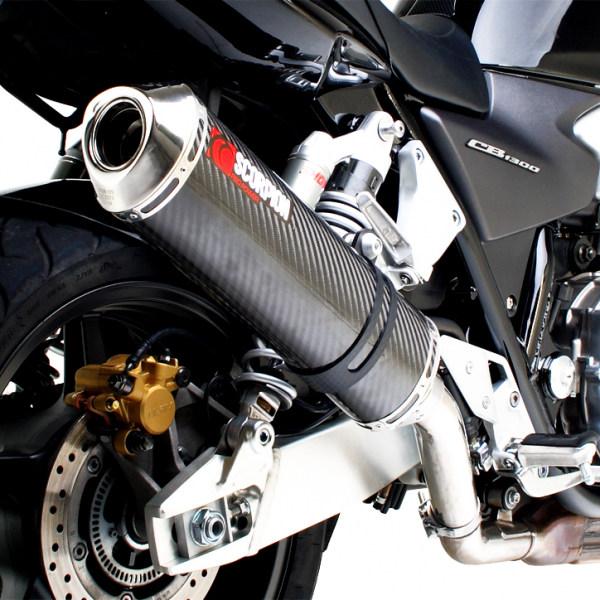 SCORPION スコーピオン ファクトリーオーバル スリップオンマフラー CB1300SF CB1300SB HONDA ホンダ マフラーの画像