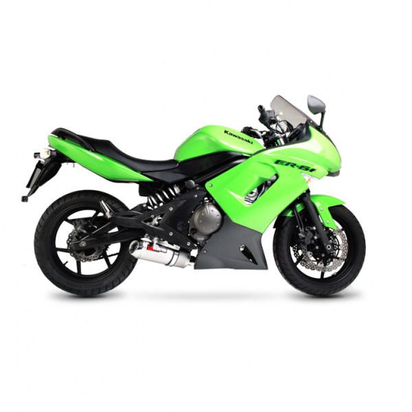 SCORPION スコーピオン ファクトリーオーバル スリップオンマフラー ER6F ER6N Versys KAWASAKI カワサキ マフラーの画像