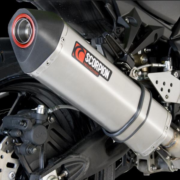 SCORPION スコーピオン セルケトパラレル スリップオンマフラー Z750 KAWASAKI カワサキ マフラーの画像