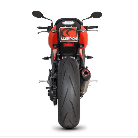 SCORPION スコーピオン セルケトテーパー スリップオンマフラー Speed Triple 1050 TRIUMPH トライアンフ マフラー_2