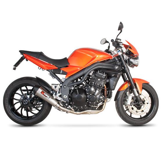 SCORPION スコーピオン セルケトテーパー スリップオンマフラー Speed Triple 1050 TRIUMPH トライアンフ マフラー_3