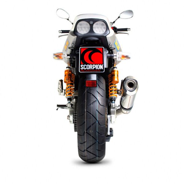 SCORPION スコーピオン ファクトリーオーバル スリップオンマフラー XJR1300 YAMAHA ヤマハ マフラーの画像