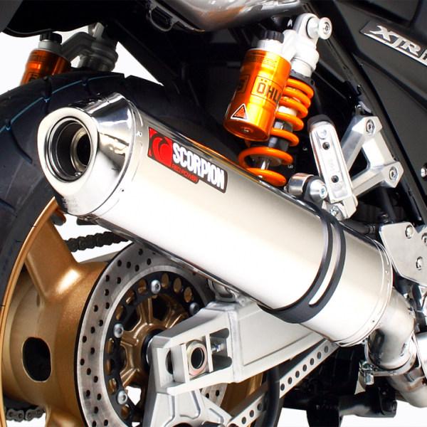 SCORPION スコーピオン ファクトリーオーバル スリップオンマフラー XJR1300 YAMAHA ヤマハ マフラーの画像