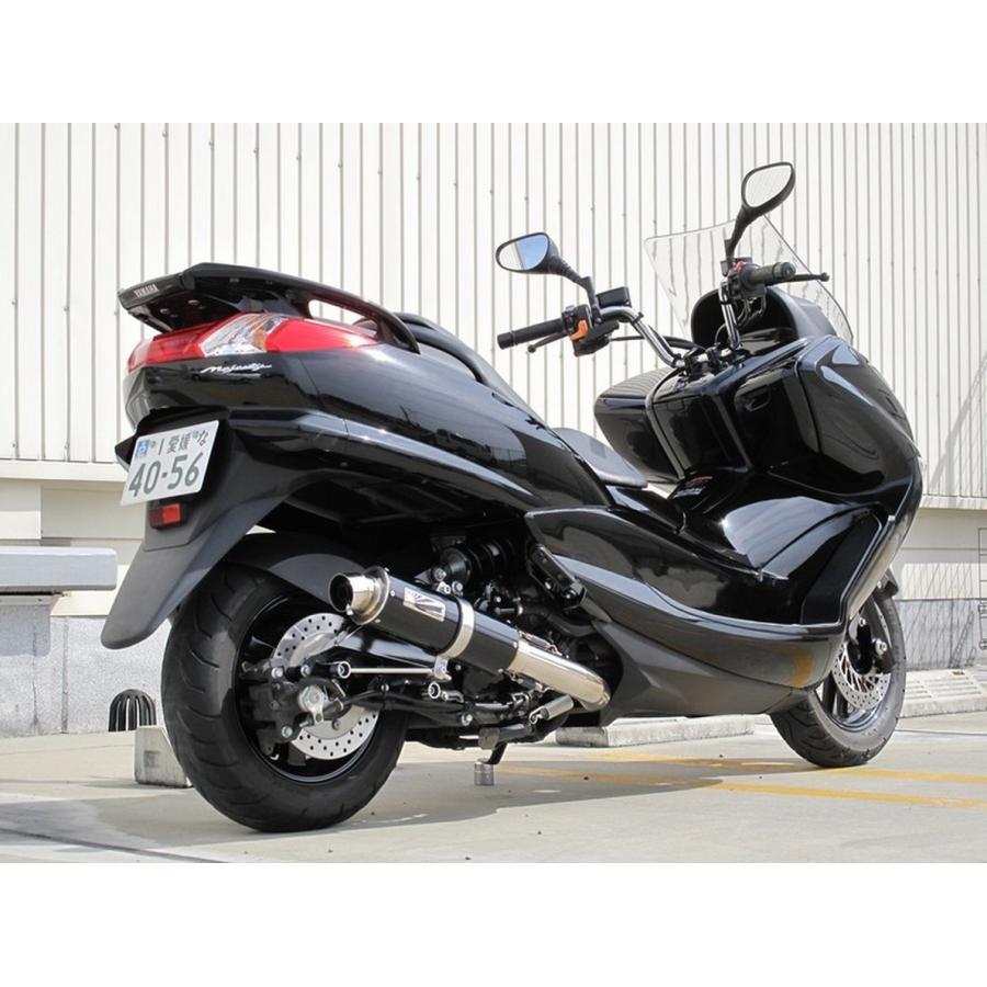 HOT LAP ホットラップ TYPE109マフラー サイレンサータイプ：ブラックタイプ / キャタライザー：有 マジェスティ250(SG20J) YAMAHA ヤマハ マフラー