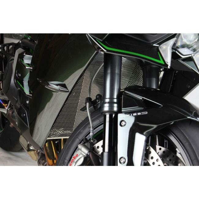 NOJIMA ノジマ ラジエーターコアガード Ninja H2 [ニンジャH2] SX [ニンジャH2SX] KAWASAKI カワサキ ラジエーターコアガード・オイルクーラーコアガード | ノジマエンジニアリング | 01