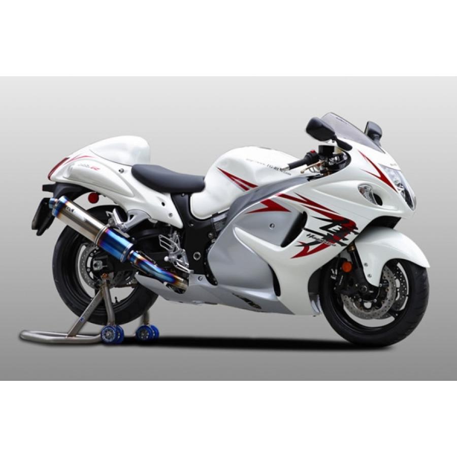 K-FACTORY - ケイファクトリー FRC チタン フルエキゾーストマフラー 1本出しSD GSX1300R 隼 SUZUKI スズキ えり巻き