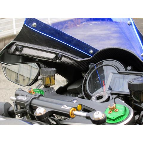 A-TECH エーテック スクリーンインナーブラケット 素材：綾織ドライカーボン(DC) ニンジャ H2 KAWASAKI カワサキ インナーカウル・インナーパネル 外装_3