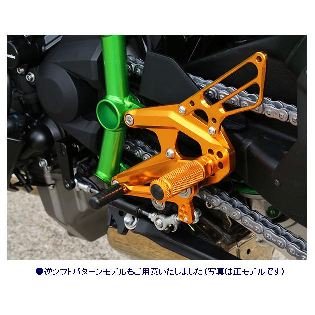 BABYFACE ベビーフェイス バックステップ カラー：ブラック ニンジャ H2 KAWASAKI カワサキ ステップ 足回り