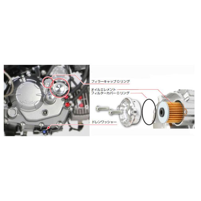 K-PIT ケーピット オイル交換フルセット ヴェルシスX250 TOURER W800 STREET カフェ メグロK3 Z250 ニンジャ250 ニンジャZX-6R ニンジャZX-10R ニンジャZX-14R | ブランド登録なし | 01