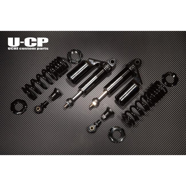 U-CP ユーシーピー リアサスペンション カラー：ブラック／ブラック CB1000スーパーフォア(ビッグワン) HONDA ホンダ サスペンション 足回りの画像