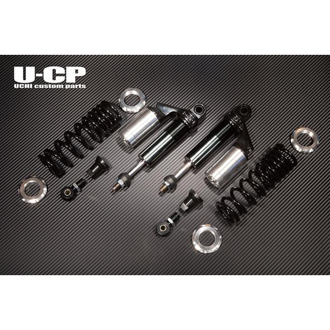 U-CP ユーシーピー リアサスペンション カラー：ブラック／シルバー CB1000スーパーフォア(ビッグワン) HONDA ホンダ サスペンション 足回りの画像