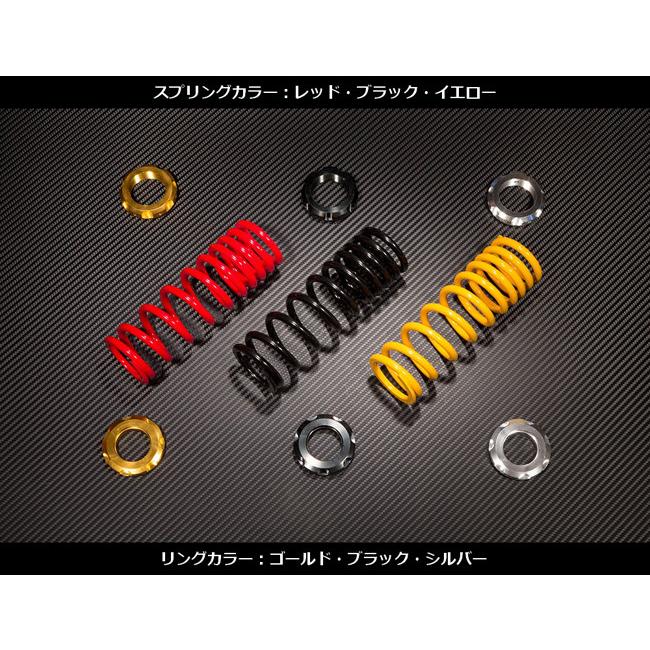 U-CP ユーシーピー リアサスペンション カラー：ブラック／シルバー CB1000スーパーフォア(ビッグワン) HONDA ホンダ サスペンション 足回りの画像