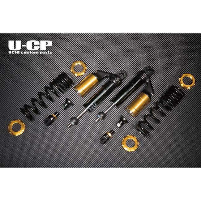 U-CP U-CP:ユーシーピー リアサスペンション カラー：ブラック／ゴールド CB750F HONDA ホンダ｜webike｜02