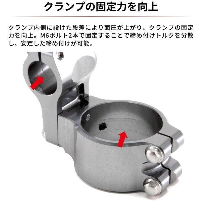 ZETA ジータ パイロットハンドル フォーククランプ径：Φ41