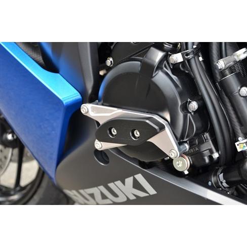 AGRAS アグラス レーシングスライダー カラー：ジュラコン／ホワイト / 仕様：ロゴ無 KATANA GSX-S1000 GSX-S1000F SUZUKI スズキ フレームの画像