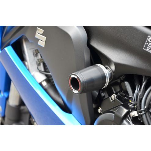 AGRAS アグラス レーシングスライダー カラー：ジュラコン／ブラック / 仕様：ロゴ無 KATANA GSX-S1000 GSX-S1000F SUZUKI スズキ フレームの画像
