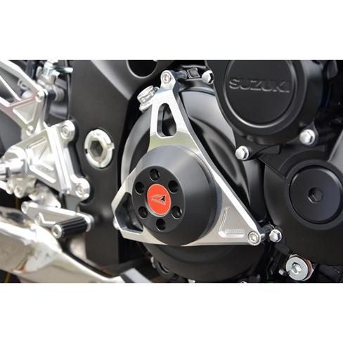 AGRAS アグラス レーシングスライダー カラー：ジュラコン／ブラック / 仕様：ロゴ無 KATANA GSX-S1000 GSX-S1000F SUZUKI スズキ フレームの画像