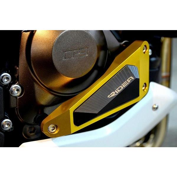 SPEEDRA SPEEDRA:スピードラ エンジンプロテクター カラー：ゴールド MT-09 トレーサー MT-09 XSR900｜webike｜02