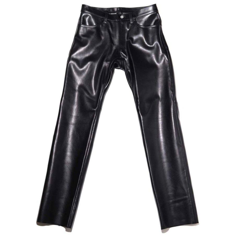 KADOYA K'S LEATHER レザーパンツ 34インチ 美品 黒 メンズ カドヤ（KADOYA） STS-PANTS [K'S LEATHER] レザーパンツ サイズ：28