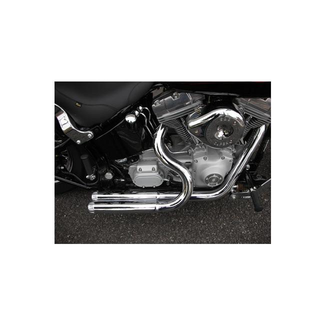 Ken's factory ケンズファクトリー マフラー Double Barrel Low Pipe