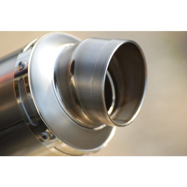 チタン サイレンサー Amazon | チタン焼き風 スリップオン マフラーサイレンサー 61mm