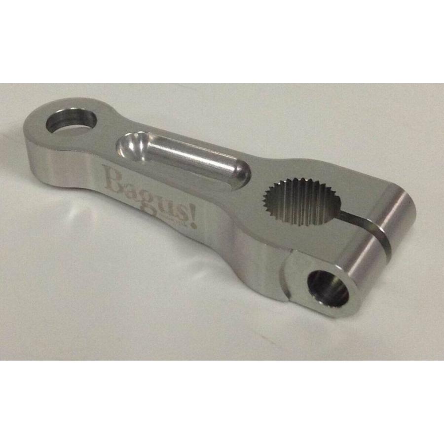 Bagus! バグース アルミ削り出しクラッチアーム 5ミリロング カラー：シルバー ゼファー750 KAWASAKI カワサキ クラッチレリーズアーム 駆動系 | Bagus!