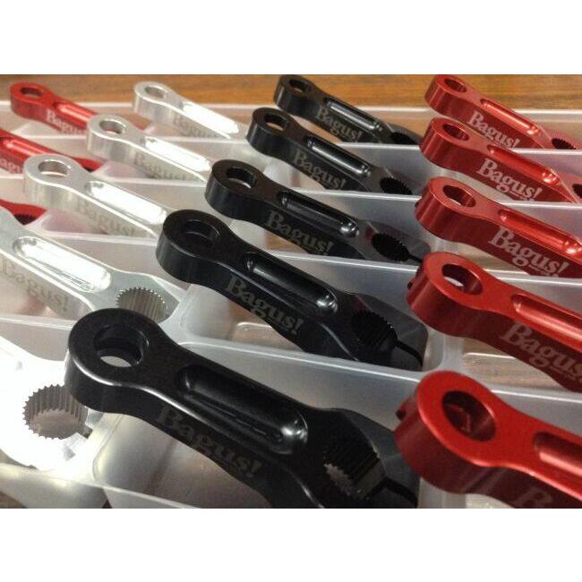 Bagus! バグース アルミ削り出しクラッチアーム 5ミリロング カラー：シルバー ゼファー750 KAWASAKI カワサキ クラッチレリーズアーム 駆動系 | Bagus! | 09