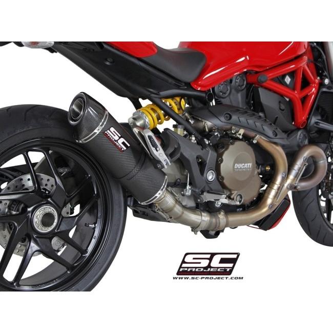 SC-PROJECT SCプロジェクト マット カーボン オーバル スリップオンサイレンサー MONSTER 1200 MONSTER 1200S DUCATI ドゥカティ DUCATI ドゥカティ｜webike｜06