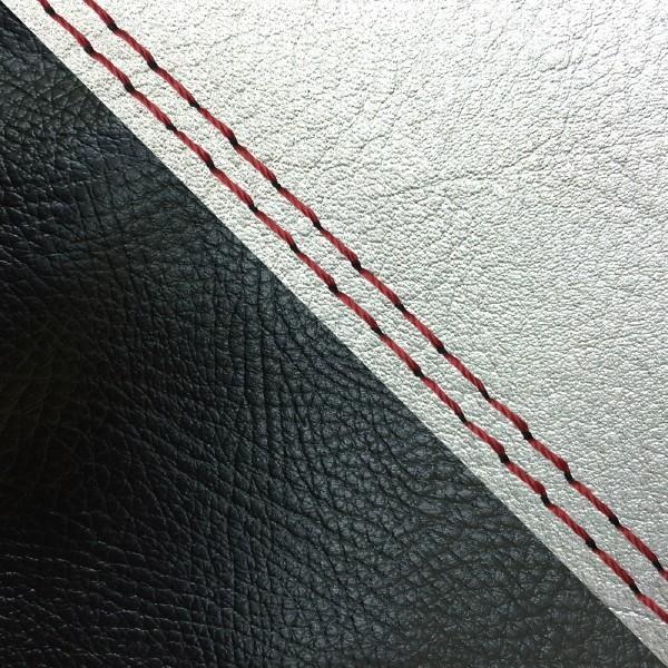 GRONDEMENT グロンドマン 国産シートカバー 張替タイプ カラー：シルバー・黒/赤ダブルステッチ ツートン ダンク HONDA ホンダ