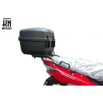 KN企画 ケイエヌキカク グラブバー付 大型リアキャリア タイプ：レッドカラー シグナスX YAMAHA ヤマハ リアキャリア 外装の画像
