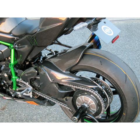 A-TECH エーテック リアフェンダーSPL 素材：開繊ドライカーボン(KDC) ニンジャ H2 H2R KAWASAKI カワサキ リアフェンダー フェンダー関連 外装