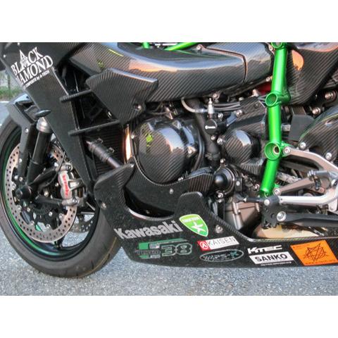 A-TECH エーテック ジェネレーターカバー 素材：平織ドライカーボン