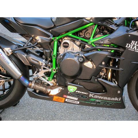 A-TECH エーテック クラッチカバー 素材：綾織ドライカーボン(DC) ニンジャ H2 H2R KAWASAKI カワサキ エンジンパーツ エンジン