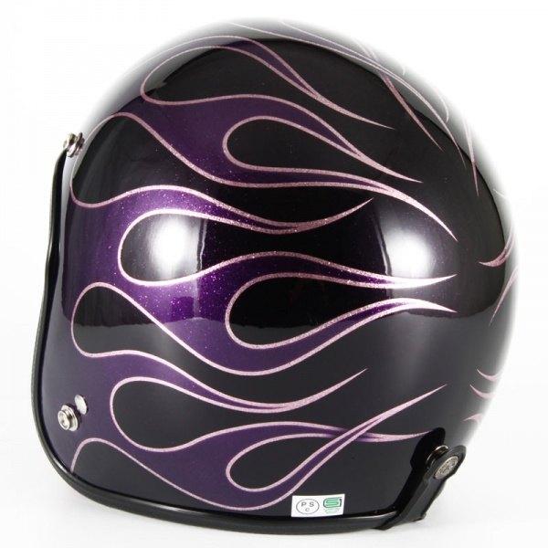 ナナニージャム 72JAM ジェットヘルメット フレイムパターン バイク 防具 72JAM JET HELMET 72JAM 72ジャム jamカスタムペイント flames