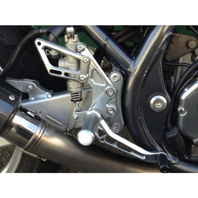 K-FACTORY ケイファクトリー ライディングステップ スーパーブラック ZEPHYR750 KAWASAKI カワサキ バックステップ ステップ 足回り