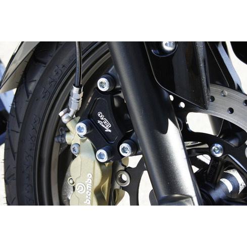 OVER オーヴァー フロントキャリパーサポート ブレンボ4P用 MT-25 YZF-R25 YAMAHA ヤマハ キャリパーサポート・ブラケット ブレーキの画像