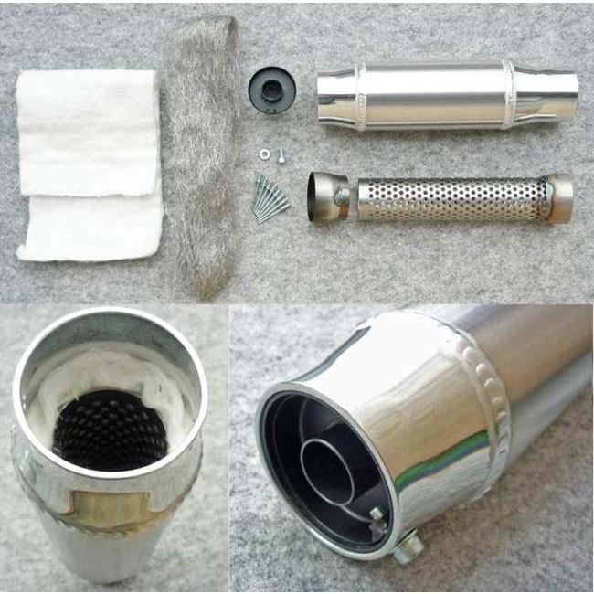 OUTEX（アウテックス） 汎用樽型アルミサイレンサー 補修・汎用