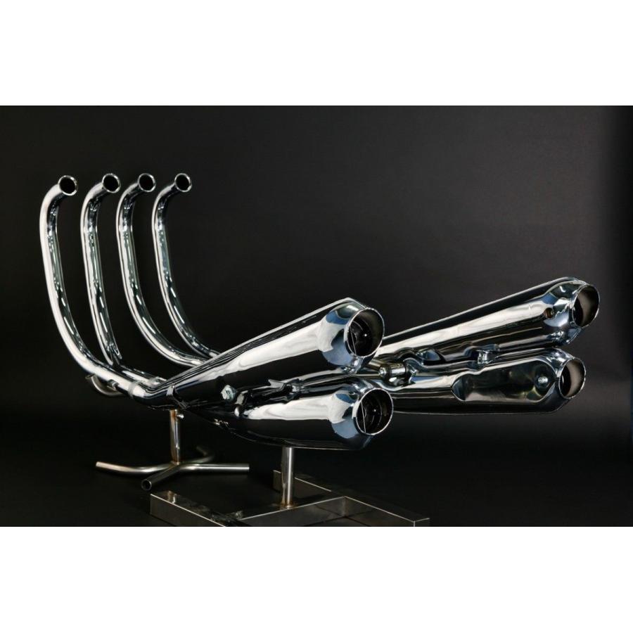 マフラー　3 エムテック中京 M-TEC中京 無番4本出しマフラー 後期型 Z1 Z2 KAWASAKI