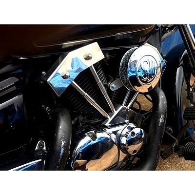 部品屋K&W DS250用ダミープッシュロッドカバーKIT (カスタムタンク用