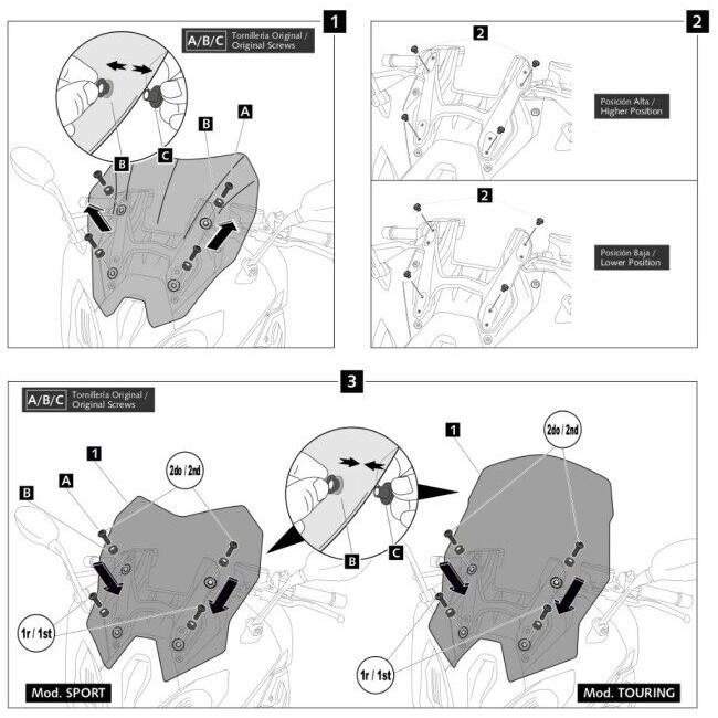 Puig（プーチ） レーシングスクリーン カラー：スモーク R1200RS