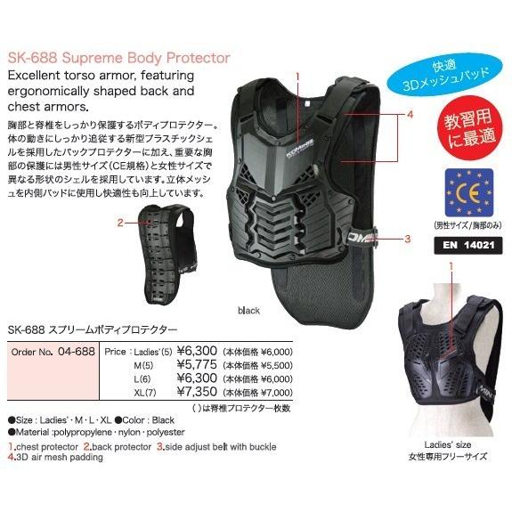 メッシュプロテクター 🎯 上半身用 【アンゴラ】 サイズS