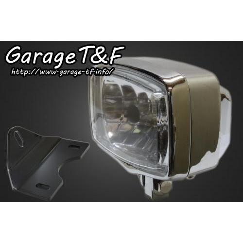 Garage T\u0026F ガレージ スクエアライト＆ライトステーキット タイプG エストレヤ エストレヤRS エストレヤカスタム エストレヤRSカスタム KAWASAKI カワサキ