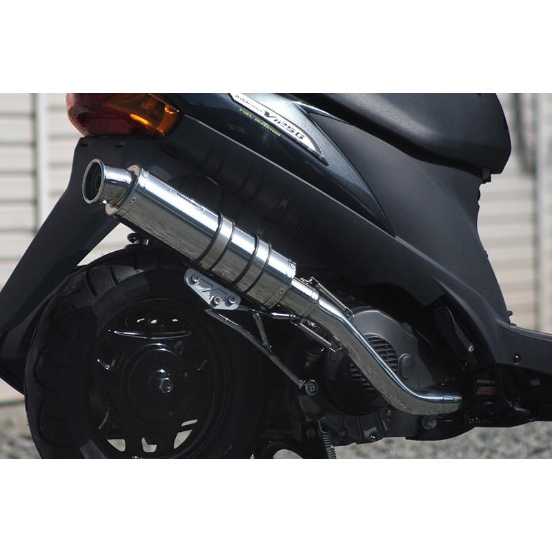 Realize リアライズ ブリンク フルエキゾーストマフラー 素材：ステンレス アドレスV125S SUZUKI スズキ マフラー